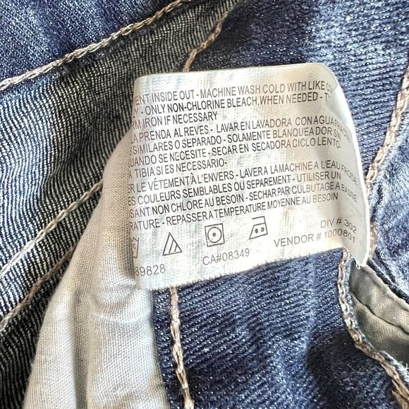 Grane Jeans Junior Sz 5 Skinny Low Rise Blue Denim Stretch Zip Fly Medium Wash - Picture 12 of 12